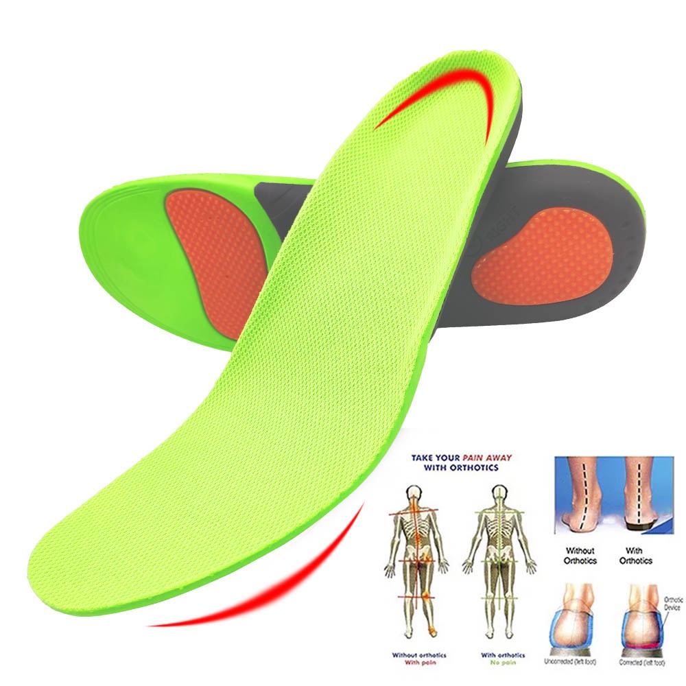 Miếng Lót Giày Thể Thao Hỗ Trợ Chỉnh Hình Bàn Chân Dạng Cong Tiện Dụng