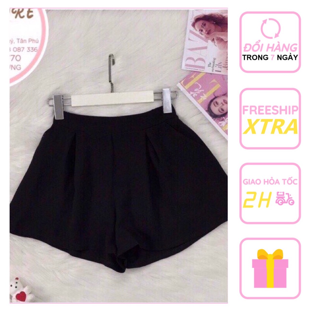 [FREESHIP 50K] QUẦN SHORT NGẮN NHISTORE LƯNG LIỀN ỐNG RỘNG VẢI COTTON LẠNH FREESIZE DƯỚI 57KG