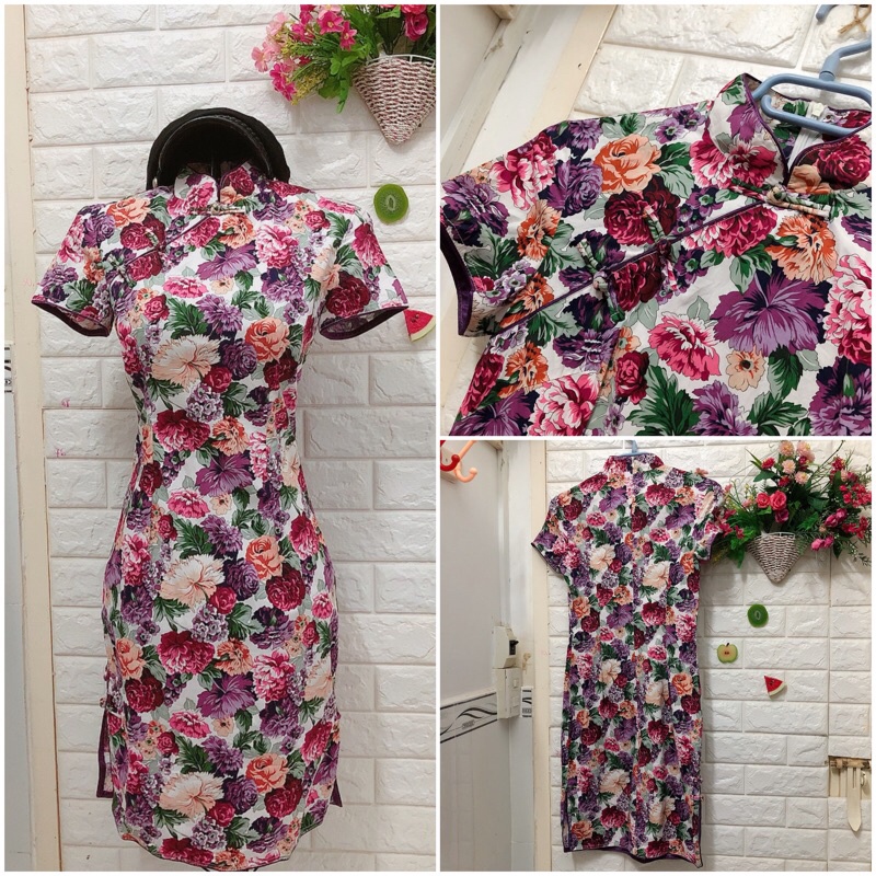 Sườn xám Trung Hoa trẻ trung dưới 60 kg