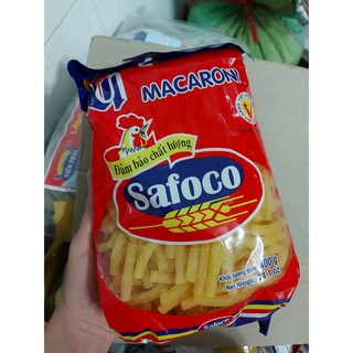 Giao HCM Hỏa tốc nguyên liệu làm đồ ăn vặt Nui Ống Safoco 400GR Ngon