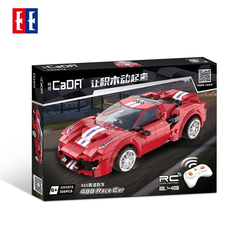 Đồ Chơi Lắp Ráp Xếp Hình TECHNIC Mô Hình Siêu Xe Ferrari 812 Superfast Điều Khiển Từ Xa RC No.C51072 306 Mảnh Ghép