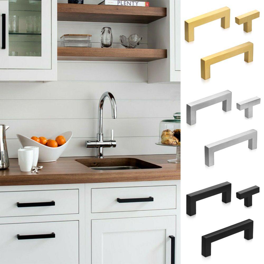 Tay Nắm Cửa Tủ Bằng Thép Không Gỉ Tiện Dụng Chất Lượng Cao