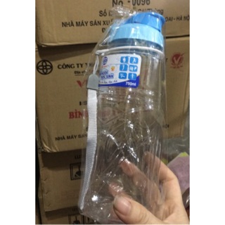 Bình nước học sinh 500ml chai nuoc nhựa cho trẻ nhỏ