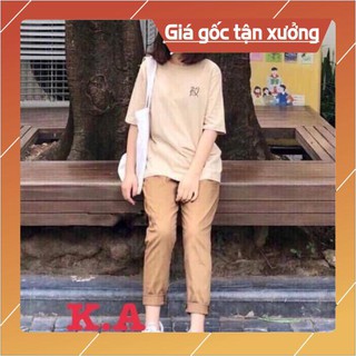 Quần kaki xuông sắn gấu VAT728