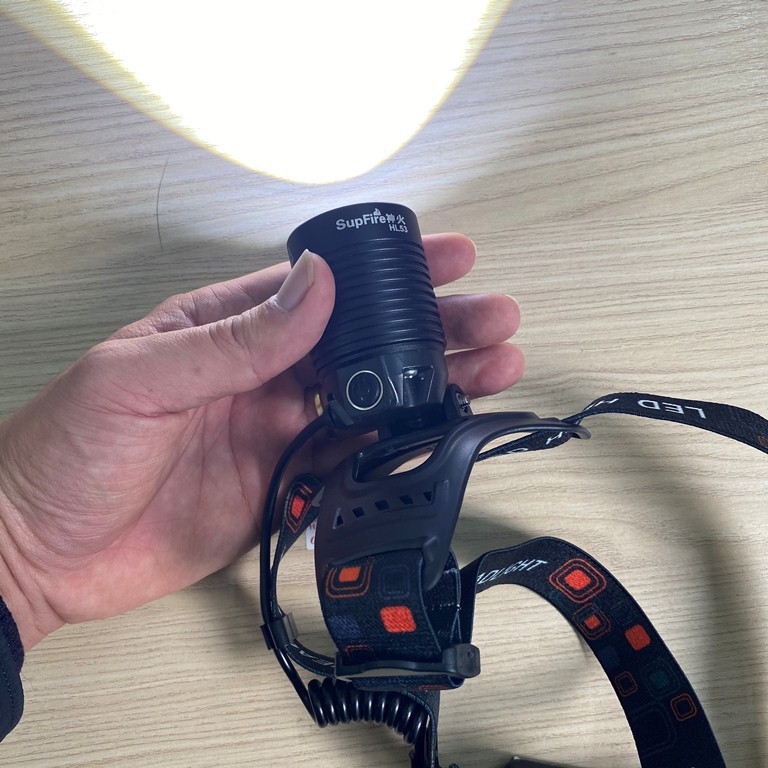 Đèn Pin siêu sáng đội đầu HL53 1 bóng led, zoom xa gần, chính hãng Supfire