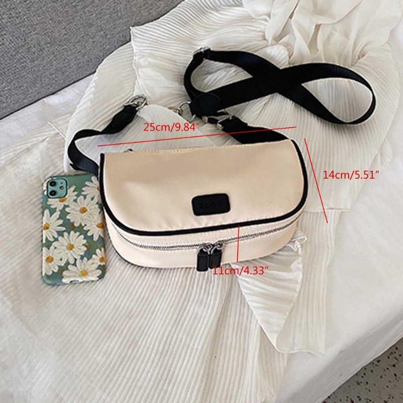 Túi Đựng Điện Thoại Đeo Dưới Cánh Tay Bằng Vải Oxford Phong Cách Preppy Cho Nữ