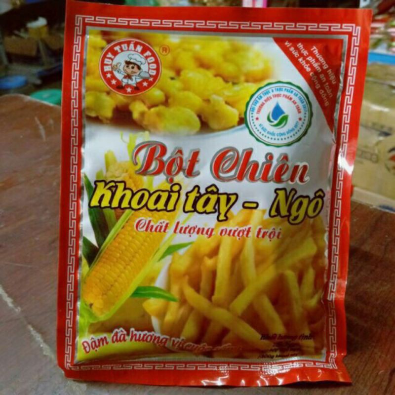 Bột chiên khoai tây - ngô gói 38g -150g date mới nhất