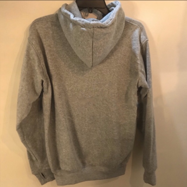 ÁO HOODIE MÀU XÁM NHẠT