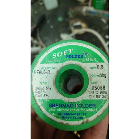 (1m = 20,000 vnd) Thiếc hàn không chì 3% bạc an toàn sức khoẻ bán theo mét