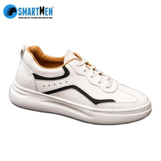 Giày thể thao tăng chiều cao SMARTMEN GD-800 Trắng