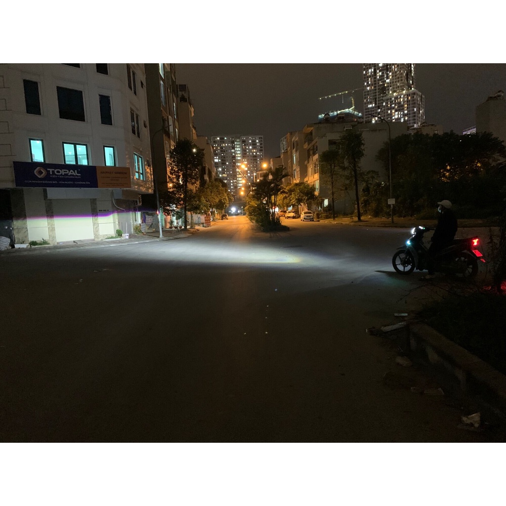 Bóng đèn led Bi cầu led Mini T3 chân H4 T2 . Siêu sáng.Bảo hành 12 tháng