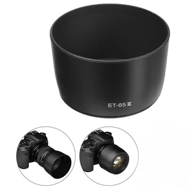 Loa che nắng Hood ET-65III ống kính Canon EF 85mm / EF 100mm / 135mm F2.8 / 85mm f1.8