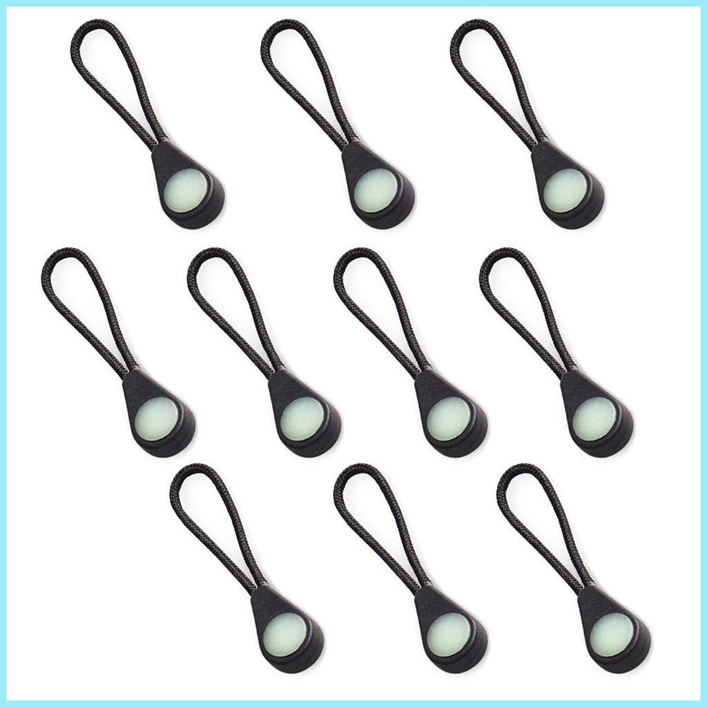 Móc Khóa Kéo Có Dây Kéo Phát Sáng Trong Tối Siêu Sáng Cho Áo Khoác/ Áo Khoác Ba Lô Và Lều Có Khóa Kéo