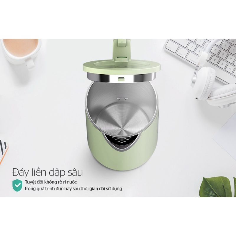 Bình đun siêu tốc 2 lớp SUNHOUSE 1.8lit SHD1353