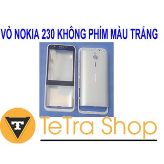 VỎ NOKIA 230 KHÔNG PHÍM MÀU TRẮNG