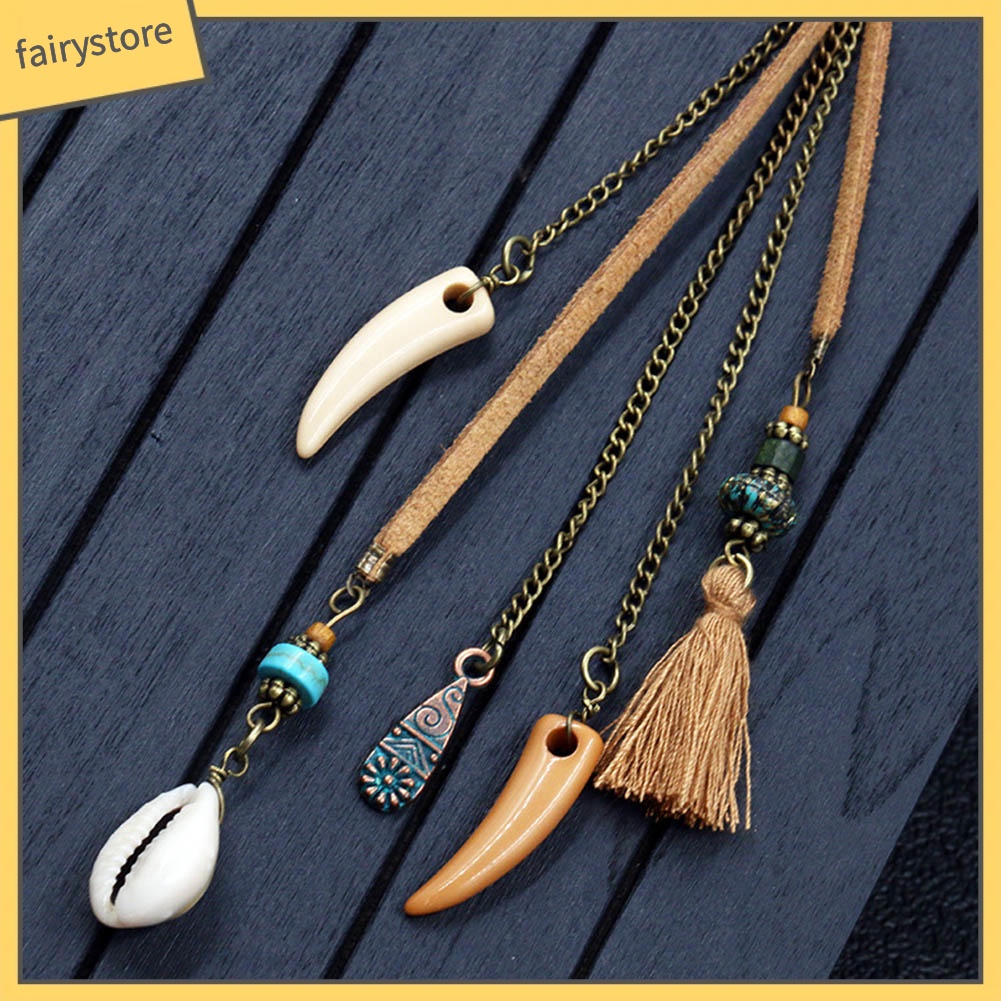 Khuyên Tai Dáng Dài Hình Hoa Hướng Dương Phối Tua Rua Phong Cách Boho