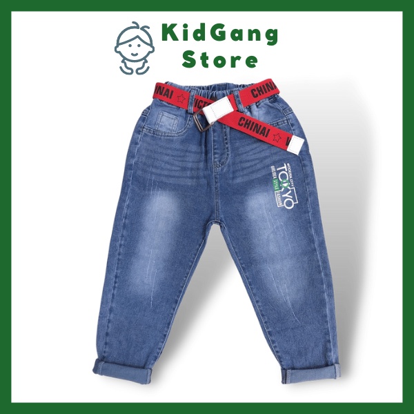 Quần jean bé trai, Quần dài cho bé từ 20-32kg KIDGANG (tokyo)