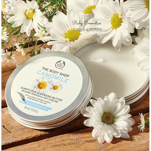 Sáp tẩy trang the body shop camomile sumptuous cleansing butter 90gr