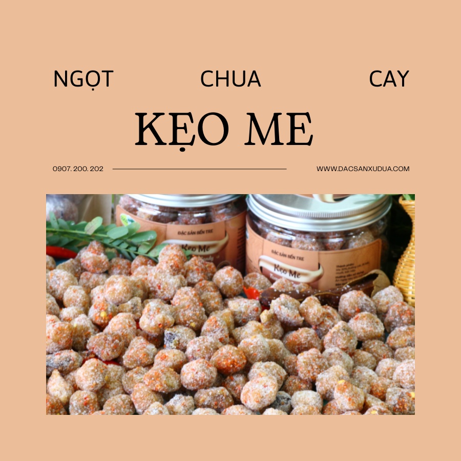 Kẹo me Cocosweet - cay vừa nhẹ, dễ ăn