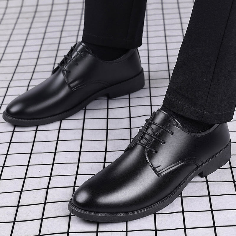 Giày Da Thắt Dây Phong Cách Anh Quốc Lịch Lãm Cho Nam