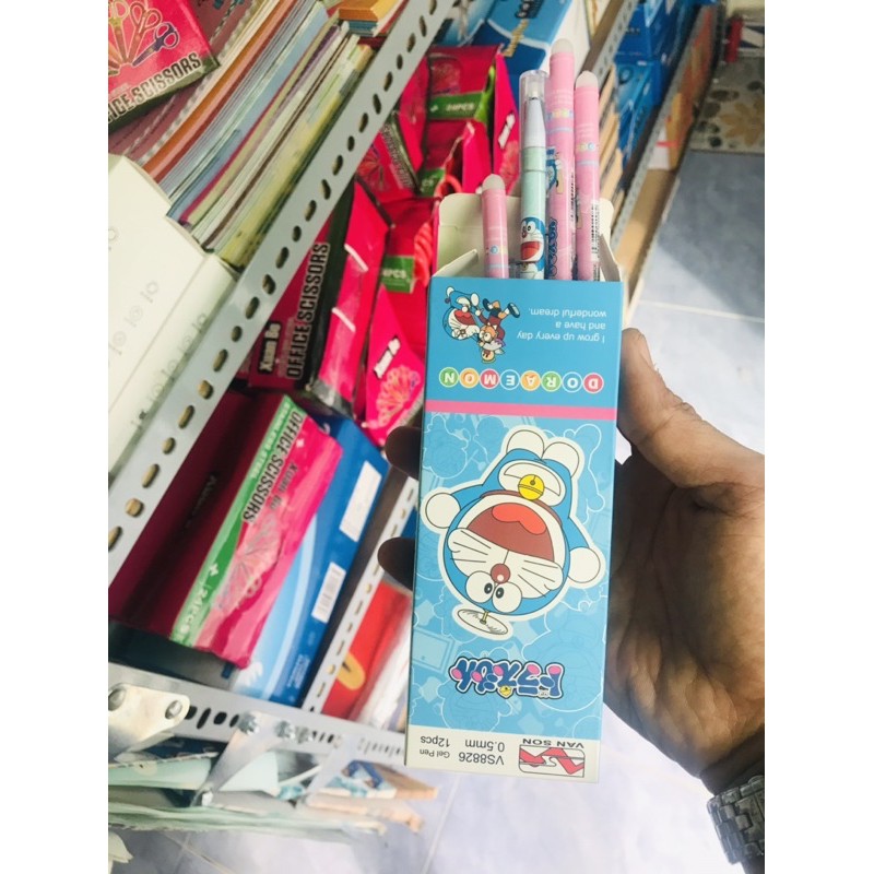 [ VPP Brendo ] - Bút gel tẩy (12cây/hộp) màu xanh và tím