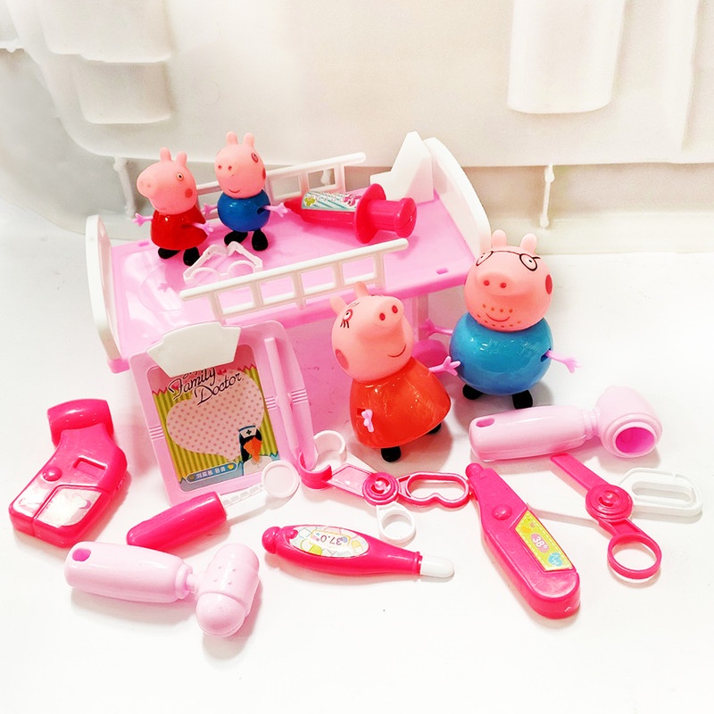 Đồ chơi nhà bếp gia đình nhỏ của peppa pig , đầy đủ phụ kiện nhà bếp