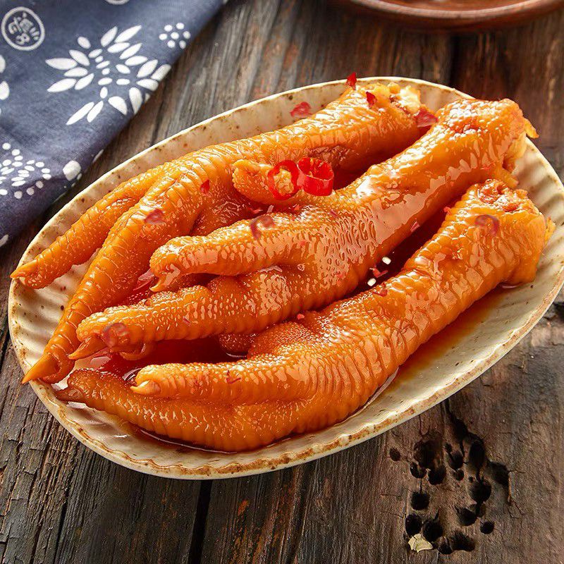 Chân Gà Cay ủ vị siêu ngon cay vừa phải  Ashian vị cay vừa -32gram đồ ăn vặt J&J food | BigBuy360 - bigbuy360.vn