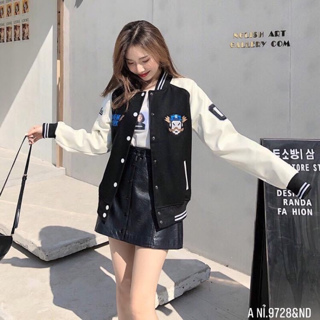 Áo khoác nỉ bomber NY - TO.ND.BN