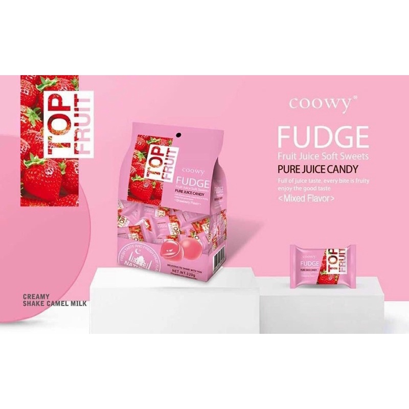 Kẹo dẻo trái cây Top Fruit 32k/ bịch 320gr