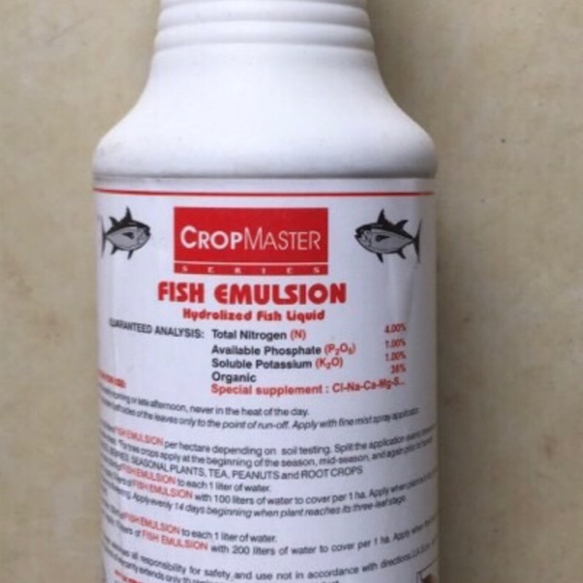 Phân cá - Đạm Cá cô đặc Fish Emulsion (USA) 250ml