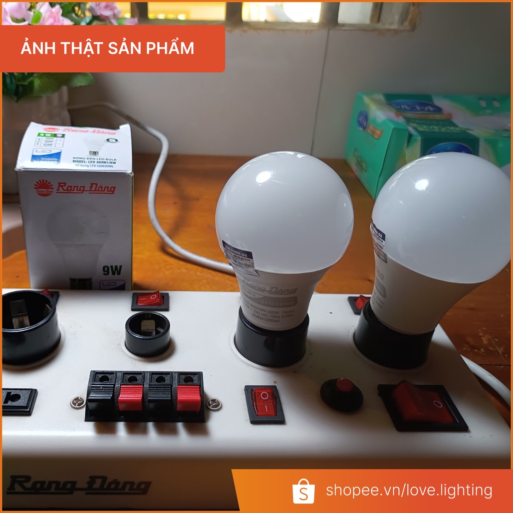 Bóng LED tròn công suất 3w-5w-7w-9w-12w -15w  Trắng/Vàng - Bảo hành 2 năm