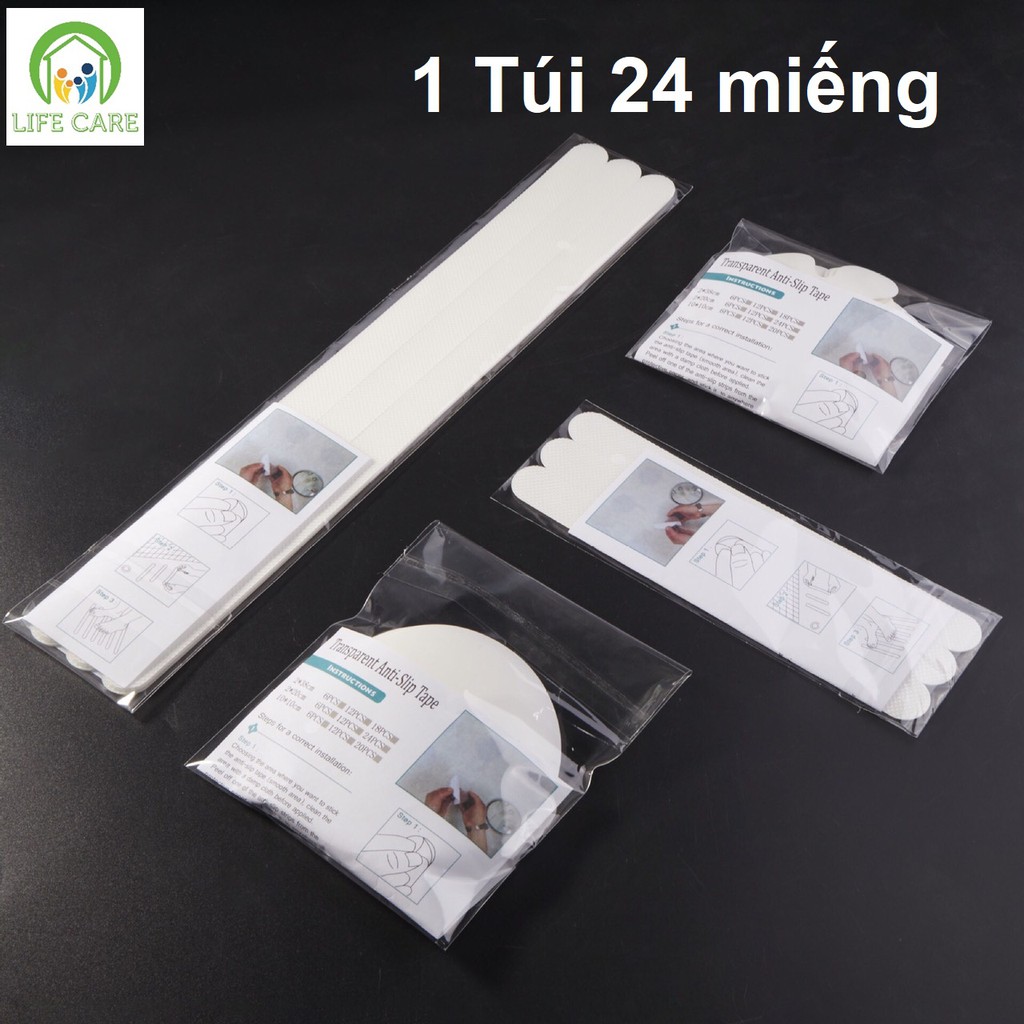 Miếng dán chống trượt nhà tắm trong suốt