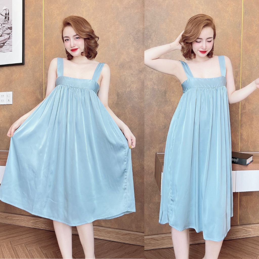 Váy ngủ sexy MIKY Đầm ngủ sexy lụa LATIN Chất Siêu Mát Dáng Siêu Xinh &lt;63kg
