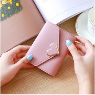 [FREE SHIP ĐƠN TỪ 50K] Ví nữ ngắn trái tim VN09
