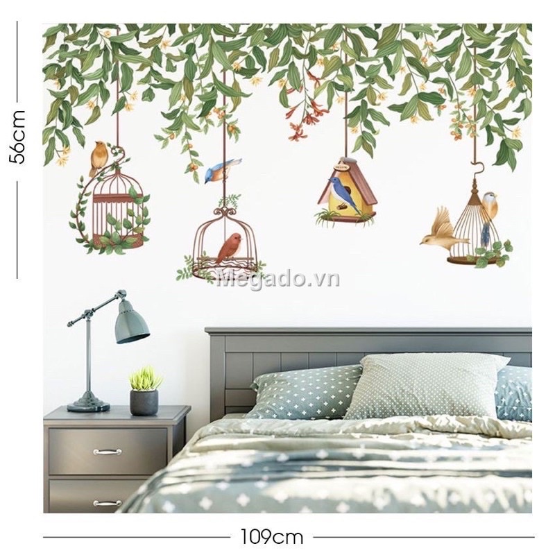 Decal dán tường hàn quốc mẫu mới về hot hit