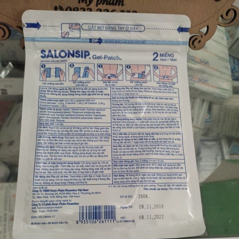 Cao dán lạnh Salonsip