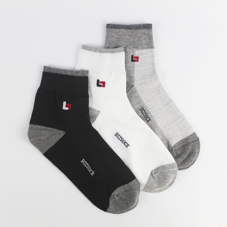 [ Thoáng khí ]Tất nam văn phòng cổ trung Bizsocks Biz-04