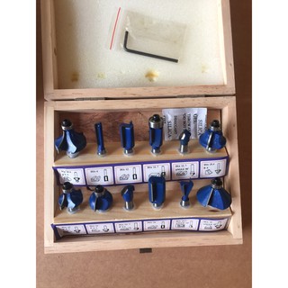 Bộ phay gỗ 12 cây cốt 6.3 ly
