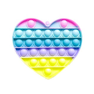 Đồ chơi nhấn bong bóng nhiều hình dạng màu sắc cầu vồng hỗ trợ giảm căng thẳng hiệu quả
