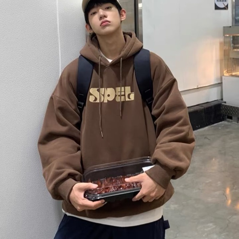 Áo Hoodie Tay Dài In Chữ Thời Trang Dành Cho Cặp Đôi