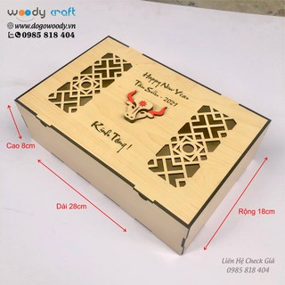 Hộp Gỗ Đựng Đồ - Đựng Quà Tặng - Quà Biếu 2021