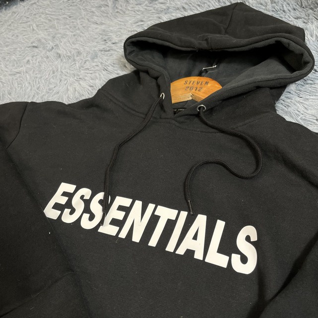 [ Ảnh Thật ] Áo Khoác Hoodie Essentials , Áo Nỉ Unisex Nam Nữ Hot Trend
