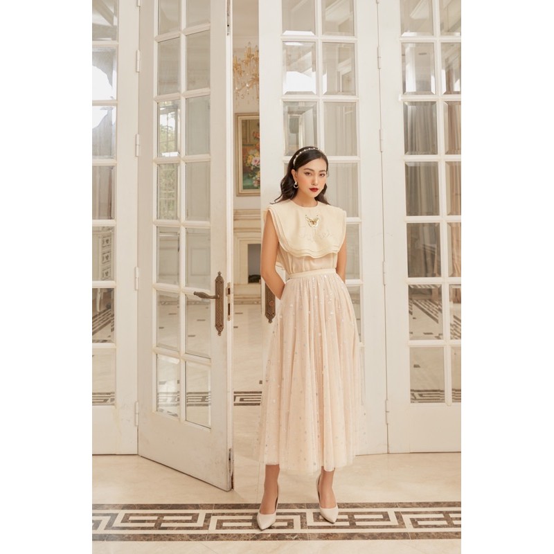 chân váy ruffle skirt lưới | BigBuy360 - bigbuy360.vn