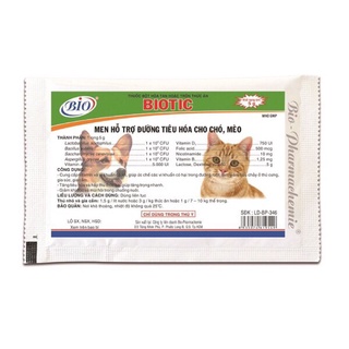 Men tiêu hoá Biotic cho chó mèo