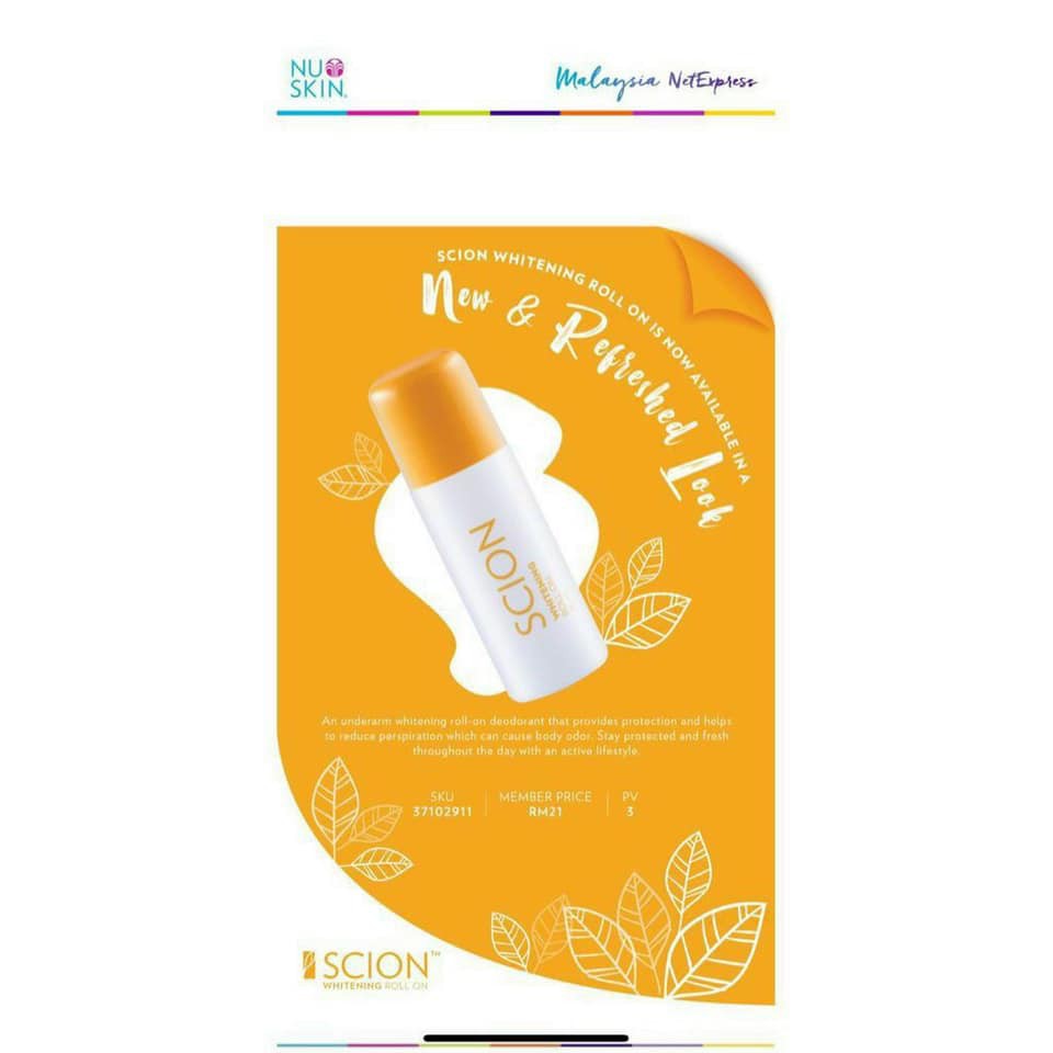 [mẫu mới 2021] Lăn khử mùi SClON Nuskin 75ml