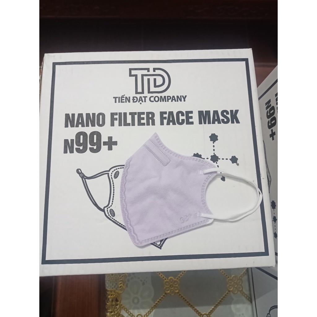Thùng 200 Cái Khẩu Trang 6D  Mask Pro Company N99+ mix màu người lớn.