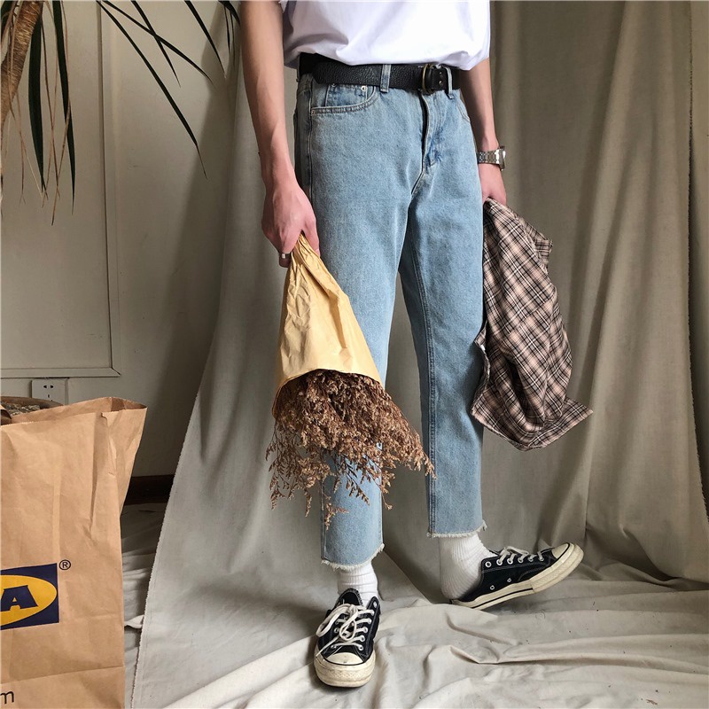 [Freeship Xtra] Quần Baggy Jean Nam Dáng Suông Chất Vải Dày Dặn Cao Cấp, hottrend hàn quốc 2021 | BigBuy360 - bigbuy360.vn