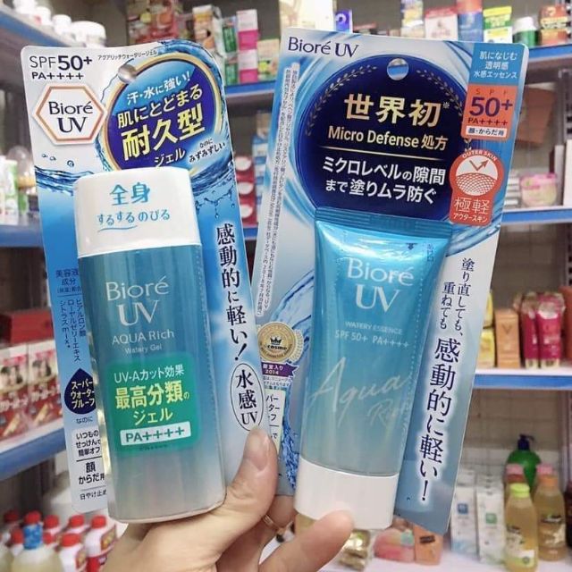 kem chống nắng biore uv aqua rich