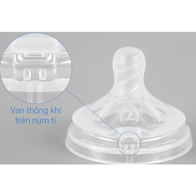 Bình sữa thủy tinh Philips Avent Natural 240ml mô phỏng tự nhiên