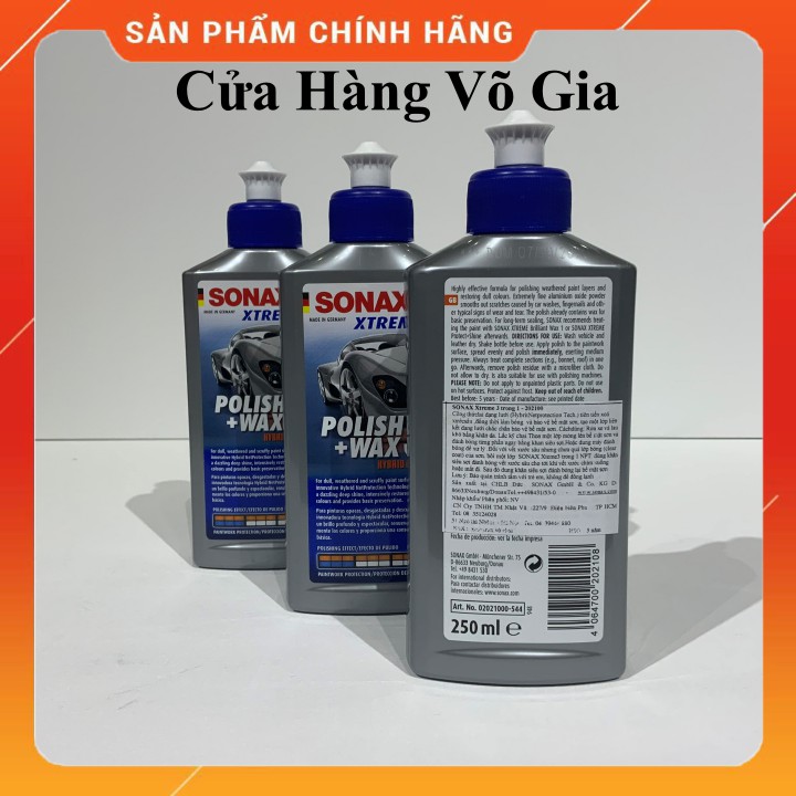 Dung Dịch Xóa Vết Xước-Đánh Bóng-Bảo Vệ Sơn Xe Sonax Xtreme Polish Wax 3 250ML